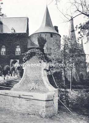 Limburg, 1910, Horn, Het kasteel Horn (L.). De pomp