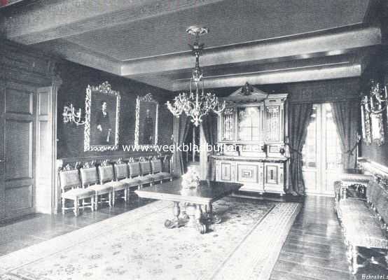 Limburg, 1910, Horn, Het kasteel Horn. De Groote Zaal