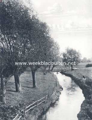 Limburg, 1910, Wanssum, In een woonwagen door Nederland. Beekje bij Wanssum (L.)