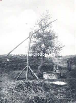 Limburg, 1910, Onbekend, In een woonwagen door Nederland. Noord-Limburg. Aan den put