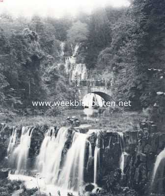 Duitsland, 1910, Oeynhausen, Wilhelmshhe (nabij Oeynhausen). De nieuwe waterval