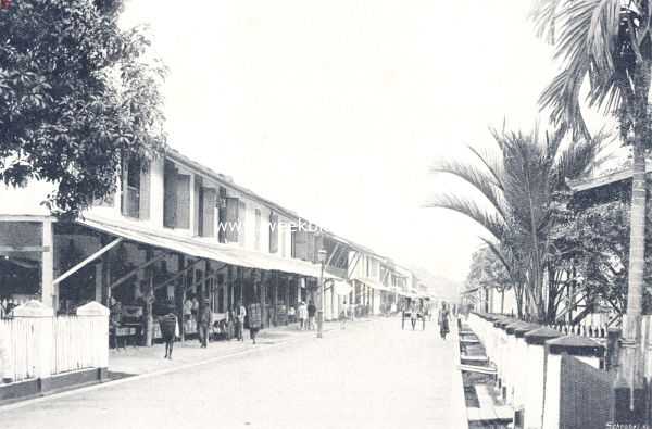 Indonesi, 1910, Palembang, Palembang. Chineesche kampong