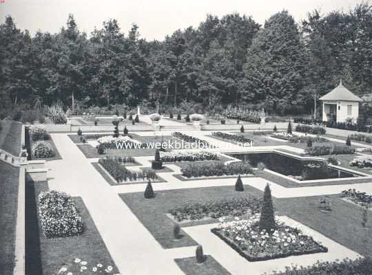 Utrecht, 1910, Lage Vuursche, Een belangrijk werk van tuinkunst III. Verdiept gedeelte bloementuin