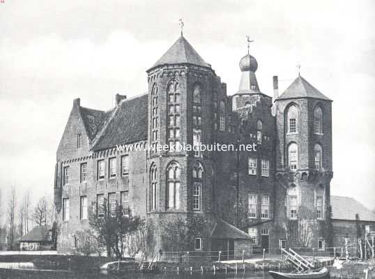 Noord-Brabant, 1910, Aarle-Rixtel, Het kasteel Croy. Achterzijde