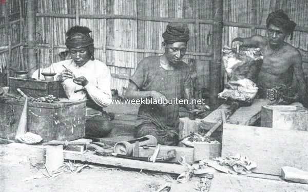 Indonesi, 1910, Onbekend, Atjeh. Atjehers aan het werk