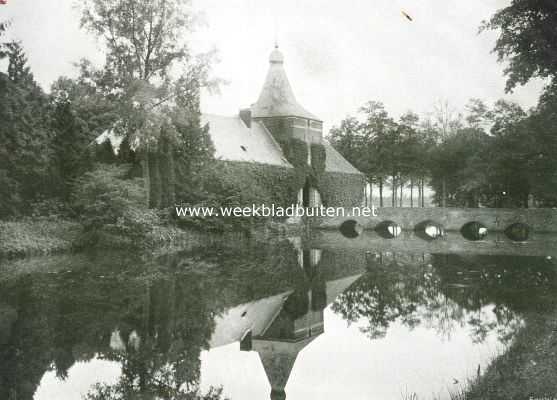 Het kasteel Arcen. Toegangsbrug