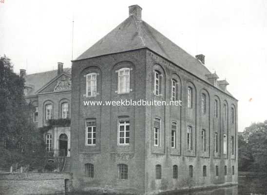 Limburg, 1911, Arcen, Het kasteel Arcen. Rechtervleugel