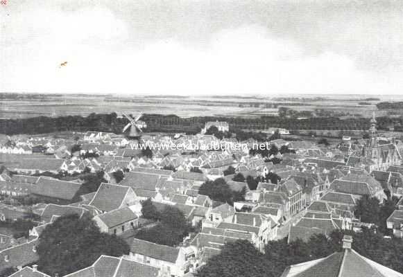 Zeeland, 1911, Zierikzee, Zierikzee in vogelvlucht
