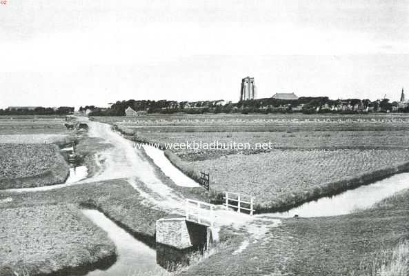 Zeeland, 1911, Zierikzee, Landschap bij Zierikzee