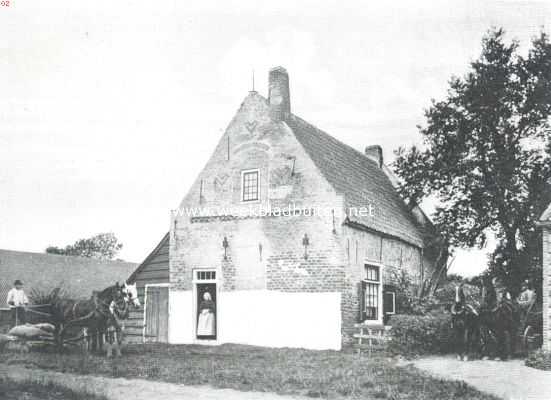 Zeeland, 1911, Haamstede, Dorpsstraat in Haamstede op Schouwen (Z.)