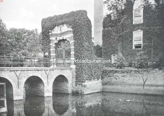 Zeeland, 1911, Haamstede, Slotbrug van het kasteel op Schouwen (Z.)