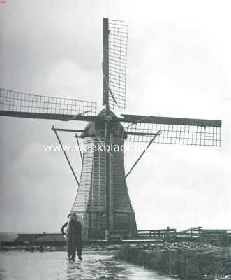 Noord-Holland, 1911, Zunderdorp, Watermolen te Zunderdorp