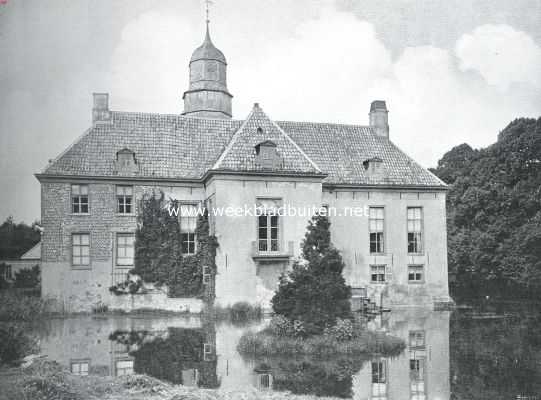 Groningen, 1911, Slochteren, De Fraeylemaborg. Achtergevel