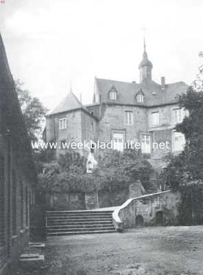 Limburg, 1911, Kessel, Het kasteel Kessel (L.) Slotplein