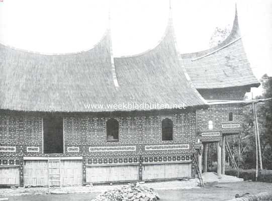 Indonesi, 1911, Onbekend, Van Sumatra's Westkust. Een huis uit de bovenlanden