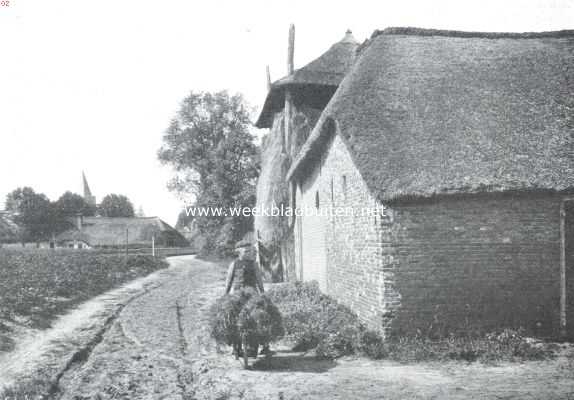 Noord-Holland, 1911, Laren, Het Gooi. Boerderij in Laren