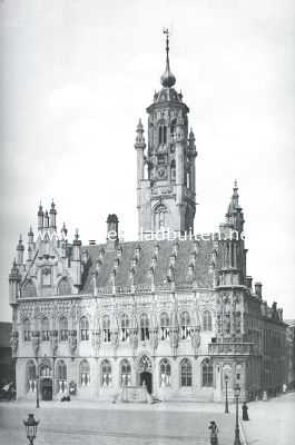 Zeeland, 1911, Middelburg, Het stadhuis van Middelburg.