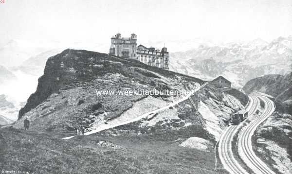Zwitserland, 1911, Vitznau, Op de top van de Rigi