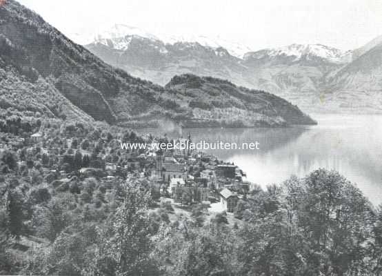 Zwitserland, 1911, Vitznau, Vitznau aan den voet van de Rigi