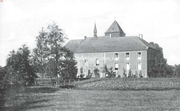 Limburg, 1911, Wansum, Kasteel Blitterswyck, achterzijde