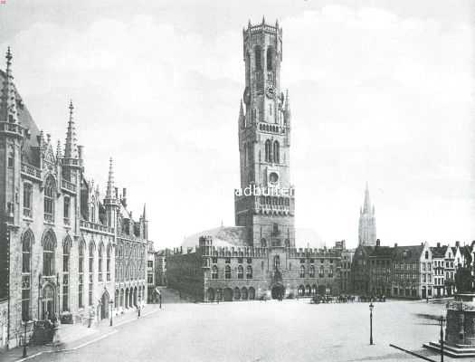 Belgi, 1911, Brugge, Brugge. De Groote Plaats