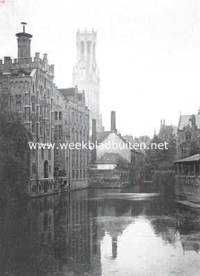Belgi, 1911, Brugge, Brugge. Quai du Rosaire