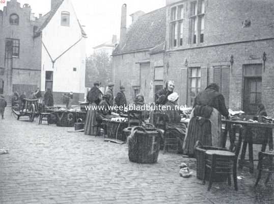 Belgi, 1911, Brugge, Brugge. De Vischmarkt