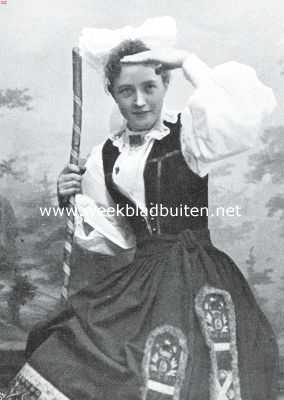 Zweden, 1911, Onbekend, Meisje uit Smland, Zweden