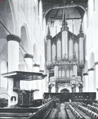 Noord-Holland, 1911, Naarden, Naarden. Interieur der St. Vituskerk te Naarden