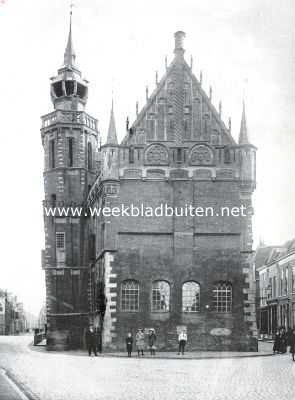 Overijssel, 1911, Kampen, Kampen. Het oude raadhuis te Kampen
