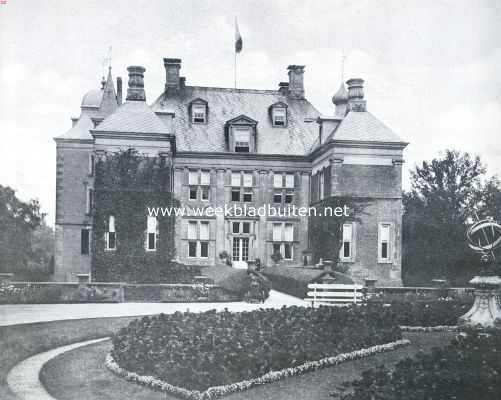 Overijssel, 1911, Goor, Het kasteel Weldam. Voorzijde