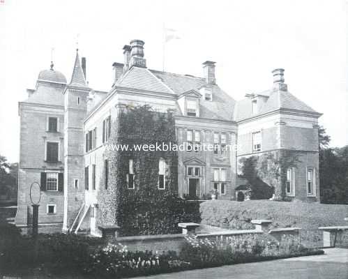 Overijssel, 1911, Goor, Het kasteel Weldam. Van terzijde gezien