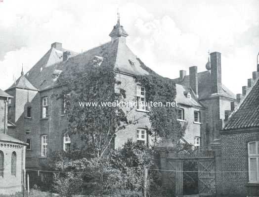 Limburg, 1911, Afferden, Kasteel Blijenbeek. Westzijde
