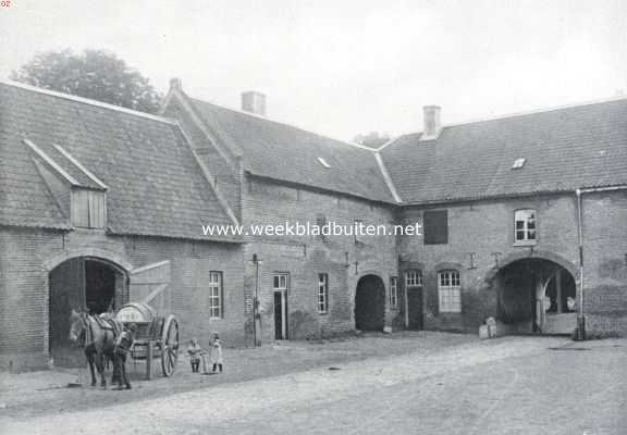 Limburg, 1911, Afferden, Kasteel Blijenbeek. Voorhof