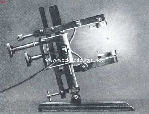Onbekend, 1911, Onbekend, Fotografische opname eener booglamp op een plaat welke niet is behandeld met hydrazineverbinding