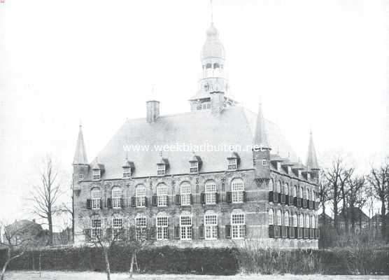Gelderland, 1911, Wijchen, Het kasteel van Wijchen. Zuid- en achterzijde