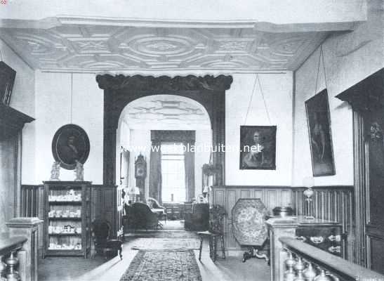 Noord-Brabant, 1912, Deurne, Het kasteel te Deurne. Entree-hall
