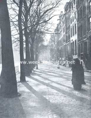 Noord-Holland, 1912, Amsterdam, Zondagmorgen op het Singel te Amsterdam