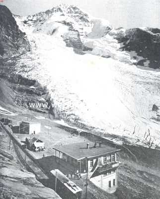 Zwitserland, 1912, Onbekend, De Jungfrautunnel bij Jungfraujoch. Station 