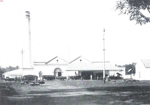 Indonesi, 1912, Onbekend, Fabricatie van rietsuiker op Java. Suikerfabriek Tirto