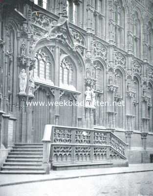 Belgi, 1912, Gent, Gent. Het Stadhuis (ingang)