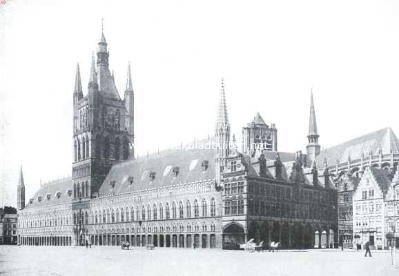 Belgi, 1912, Ieper, De Lakenhal te Yperen (West-Vlaanderen)