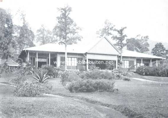 Indonesi, 1912, Onbekend, De Thee-cultuur op Java. Administrateurswoning op eene thee-onderneming in de buurt van Bandoeng
