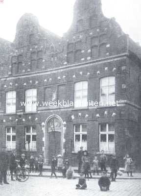 Limburg, 1912, Venlo, Typische gevels van het Weeshuis te Venlo