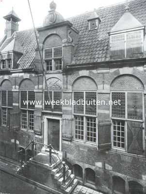 Noord-Holland, 1912, Amsterdam, Het Korenmetershuisje op de Nieuwezijds kolk te Amsterdam