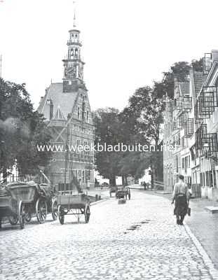 Noord-Holland, 1912, Hoorn, Bij den Hoofdtoren te Hoorn