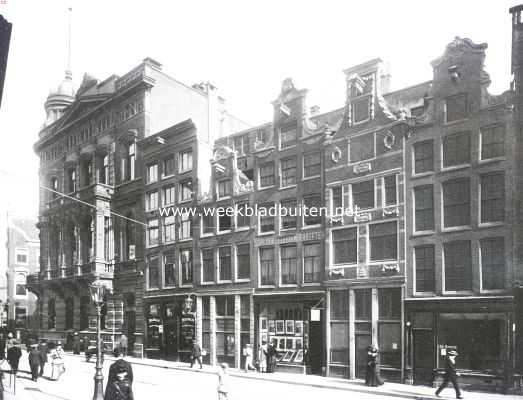 Noord-Holland, 1912, Amsterdam, De gesloopte huizen aan de Paleisstraat te Amsterdam