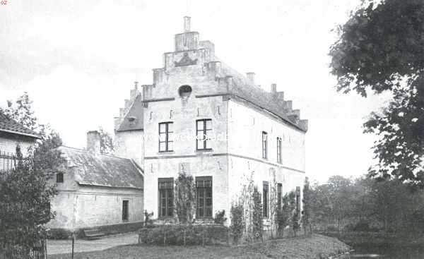 Limburg, 1912, Beesel, Het Huis Nieuwenbroeck onder Beesel (L.). Zijgevel