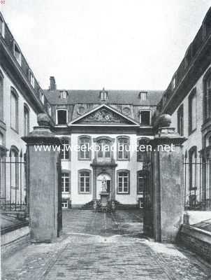 Noord-Brabant, 1913, Gemert, Het kasteel te Gemert. De binnenhof in achttiende eeuwschen Renaissancestijl