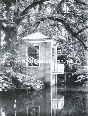 Utrecht, 1913, Zeist, Het slot van Zeist. Tuinhuis in den linkerslotvijver